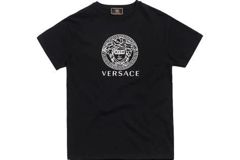 kith x versace medusa tee black|Versace kith shoes.